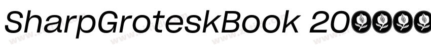 SharpGroteskBook 20字体转换